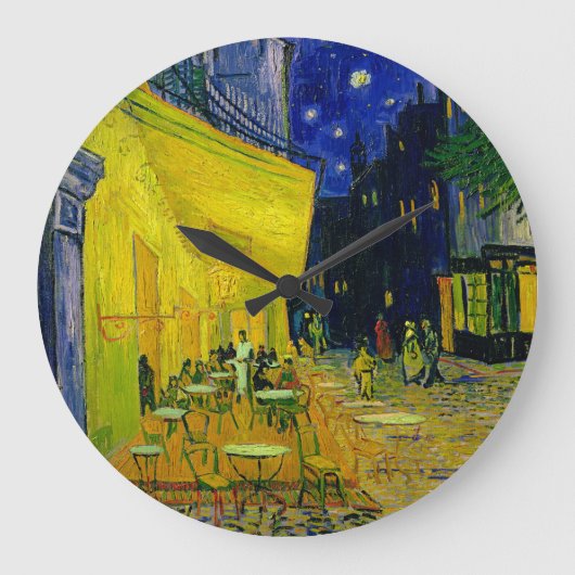 Cafe Terrace Arles, Place du Forum, 1888 ラージ壁時計 (正面)