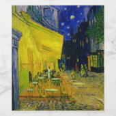 Cafe Terrace Arles, Place du Forum, 1888 ワインラベル (シングルラベル)