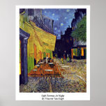 Cafe Terrace At Night By Vincent Van Gogh ポスター<br><div class="desc">Cafe Terrace At Night By Vincent Van Gogh.

Cafe Terrace At Night Masterpiece By Vincent Van Gogh.

 Visit Us For More Vincent Van Gogh Art Paintings</div>