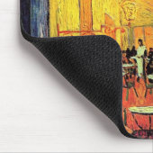 Cafe Terrace at Night by Vincent van Gogh マウスパッド (コーナー)