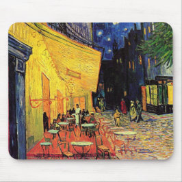 Cafe Terrace at Night by Vincent van Gogh マウスパッド