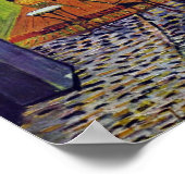 Cafe Terrace at Night by Vincent Willem van Gogh ポスター (角)