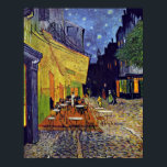 Cafe Terrace at Night by Vincent Willem van Gogh ポスター<br><div class="desc">This painting titled, Cafe Terrace at Night is made by the famous artist, Vincent Van Gogh. About Vincent Van Gogh Vincent Willem van Gogh ; March 30, 1853 � July 29, 1890) was a Dutch post-Impressionist painter whose work had a far-reaching influence on 20th century art as a result of...</div>