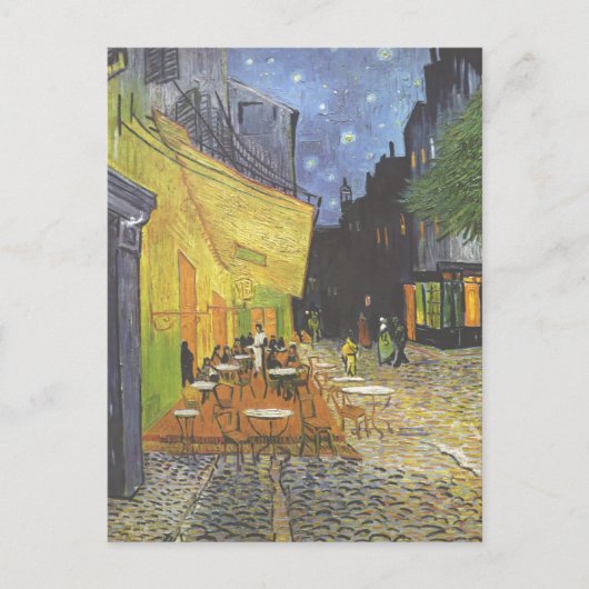 Cafe Terrace at Night Van Gogh ポストカード (正面)