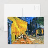 Cafe Terrace by Vincent van Gogh, シーズンポストカード (正面/裏面)