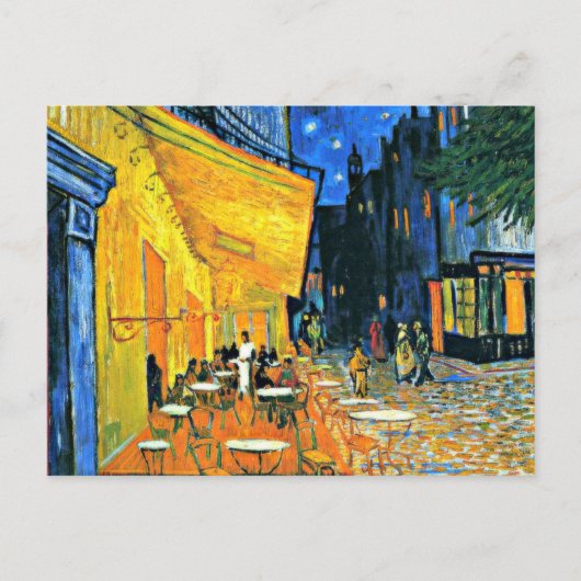 Cafe Terrace by Vincent van Gogh, シーズンポストカード (正面)