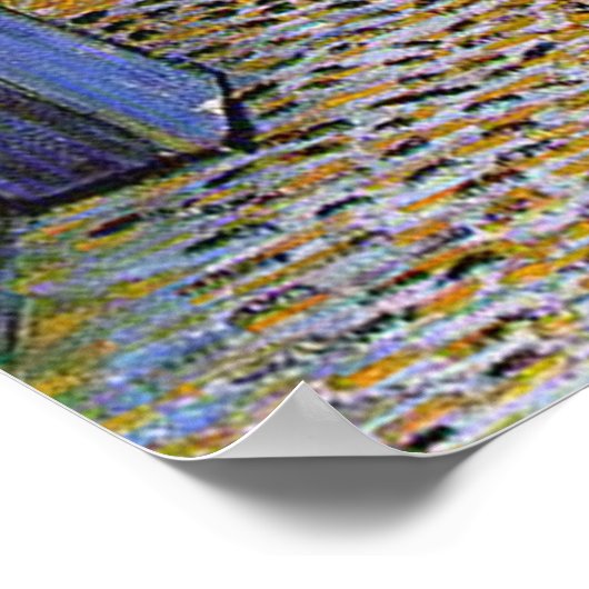 Cafe Terrace by Vincent van Gogh ポスター (角)