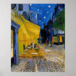 Cafe Terrace by Vincent van Gogh ポスター<br><div class="desc">The ever famous " Cafe Terrace on the Place du Forum " painted in 1888 by Vincent van Gogh. This is an extremely high pixel image that can go colossal,  staying clear and true to colors.</div>