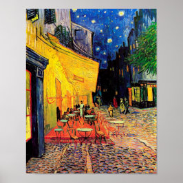 Cafe Terrace Place du Forum Van Gogh Fine Art ポスター