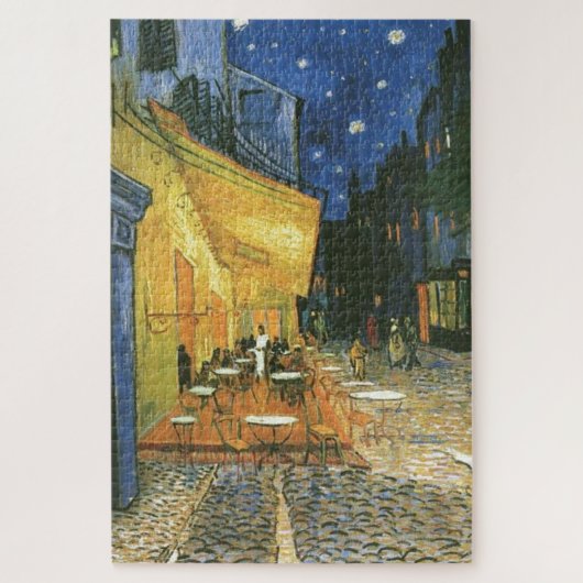 Cafe Terrace - Vincent van Gogh Painting Art ジグソーパズル (縦)