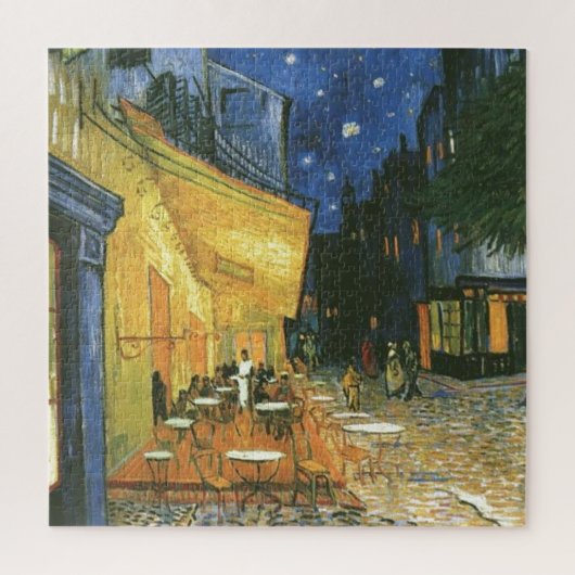 Cafe Terrace - Vincent van Gogh Painting Art ジグソーパズル (縦)