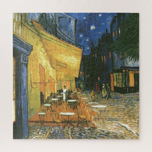 Cafe Terrace - Vincent van Gogh Painting Art ジグソーパズル (縦)