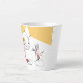 Cafe Time with Cats カフェラテマグ (正面)