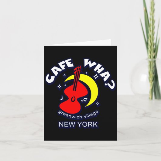 Cafe Wha The New York City Folk Music Scene  カード (正面)