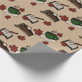 Cafe Wrapping Paper ラッピングペーパー (角)