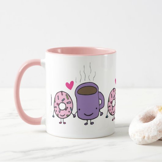 Café y Rosquillas マグカップ (ドーナツ)