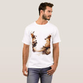 @cafecito_por_favor: Diseño Exclusivo de Café Tシャツ (正面フル)