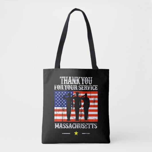 CafePress Thank You For Your Service Tote Bag トートバッグ (正面)