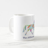 cafepresslogo、AllHorsesのポスト コーヒーマグカップ (正面左)