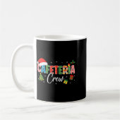 Cafeteria Crew Christmas Holiday School Staff Food コーヒーマグカップ (左)