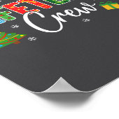 Cafeteria Crew Christmas Holiday School Staff Food ポスター (角)