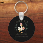 Cafeteria Silly Goose Club For School Lunch Lady  キーホルダー (正面)