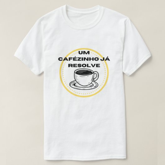 cafezinho camiseta tシャツ (デザイン正面)