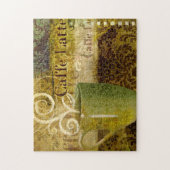 Caffeのラテ ジグソーパズル (縦)