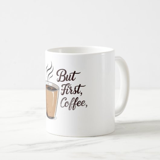 Caffe コーヒーマグカップ (正面右)