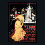 CAFFE ESPRESSO SERVIZIO ISTANTANEO Coffee Italian ポスター<br><div class="desc">Restored! High resolution reproduction,  Photoshop sharpened for crisp prints,  digital retouched and restored for tears,  smudges,  and missing elements. CAFFE ESPRESSO SERVIZIO ISTANTANEO Coffee Italian Cafe Poster Advertisement.</div>