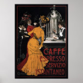 Caffe Espresso to Servizio Istantaneo to 1900 ポスター (正面)