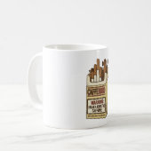 Caffeboro Highly Addictive Caffeine Coffee Mug  コーヒーマグカップ (正面左)