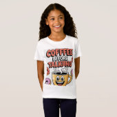 caffee before talking Funny, Gift,Cute T-Shirt Tシャツ (正面フル)