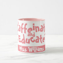 CaffeinateおよびEducateおもしろいことわざ先生名