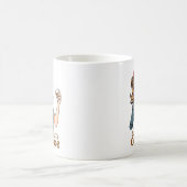 CaffeinateとSubour Sassyレトロ コーヒーマグカップ (中央)