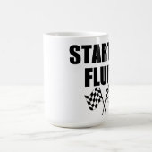 Caffeinatedの始動機の液体 コーヒーマグカップ (中央)