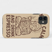 Caffeinatedコールケース Case-Mate iPhoneケース (裏面(横))