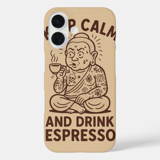Caffeinatedコール Case-Mate iPhoneケース (裏面)