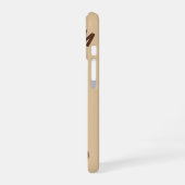 Caffeinatedコール iPhone 16ケース (左側面)