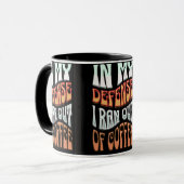 Caffeinated all Day マグカップ (正面左)