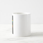 Caffeinated and Unstoppable | Funny Coffee Lover コーヒーマグカップ (中央)