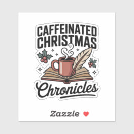 Caffeinated Christmas Chronicles Cozy Book シール