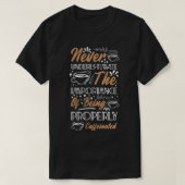 Caffeinated Coffee Quote Tシャツ (デザイン正面)