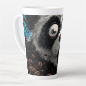 Caffeinated Panda カフェラテマグ (左アングル)