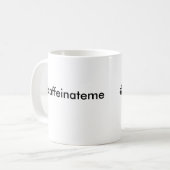 caffeinateme コーヒーマグカップ (正面左)