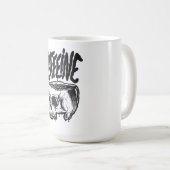 Caffeine コーヒーマグカップ (正面右)