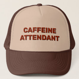 Caffeine Attendant™ Trucker Hat キャップ