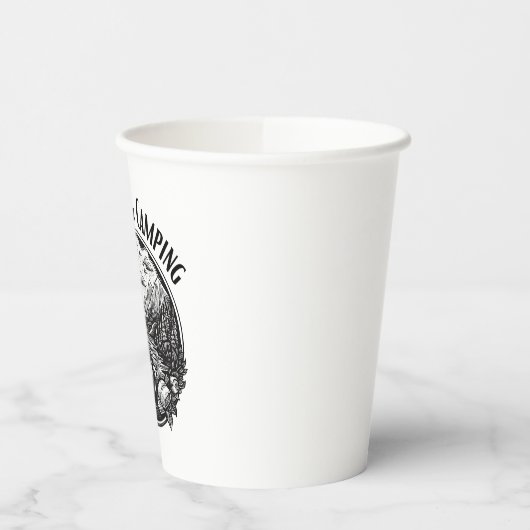 Caffeine & Camping 紙コップ (左)
