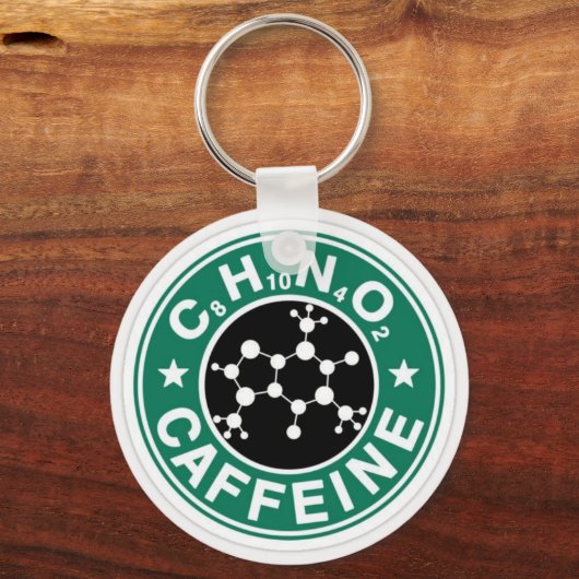 Caffeine Chemistry キーホルダー (裏面)