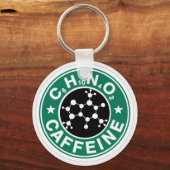 Caffeine Chemistry キーホルダー (正面)